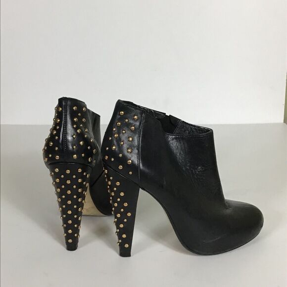 Top Shop Women Ankle Botties Sz. 38/7.5 Studded detail on Back boot Sexy - Picture 5 of 9